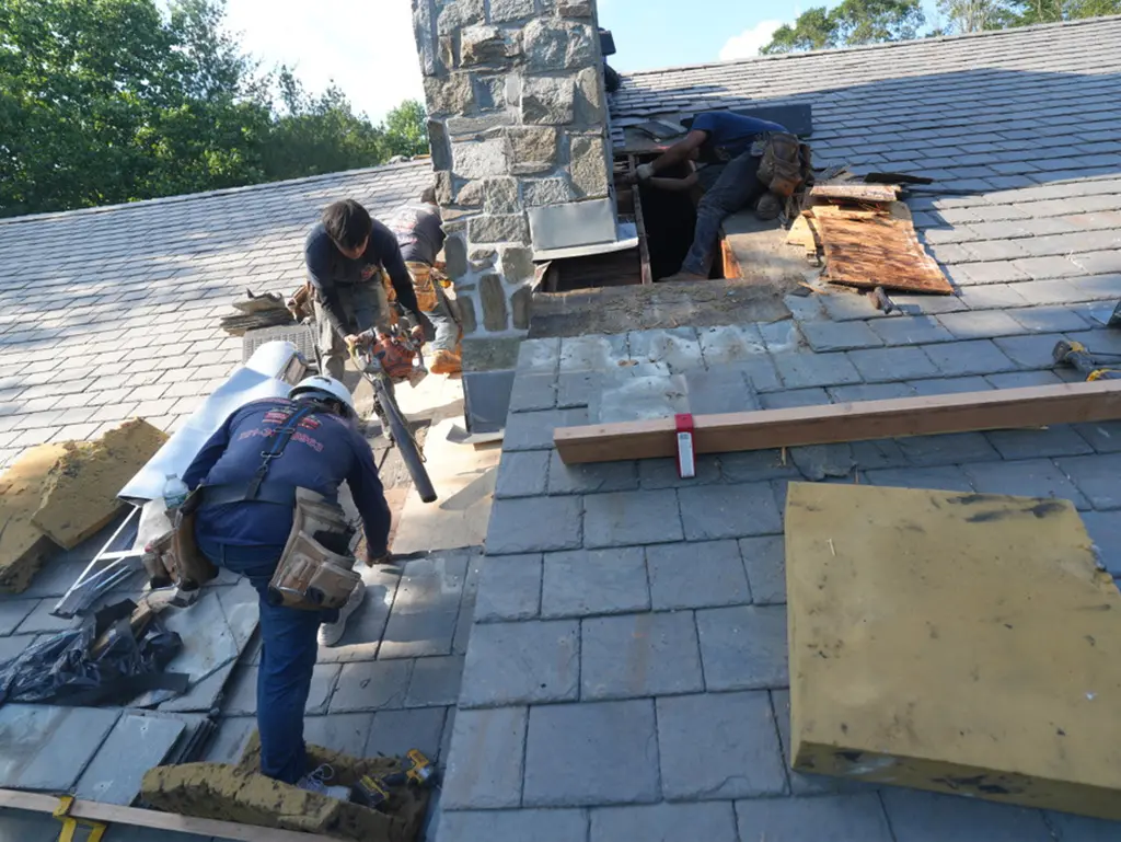 Slate Roof Chimney Leak Repair Experts in Fort Lee, NJ