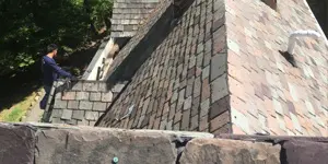 Slate Roof Lear Repair